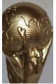 3D Kişiye Özel Isim Baskılı 23 Cm Boy Fifa Dünya Kupası Gold Kaplama Messi Qatar Futbol