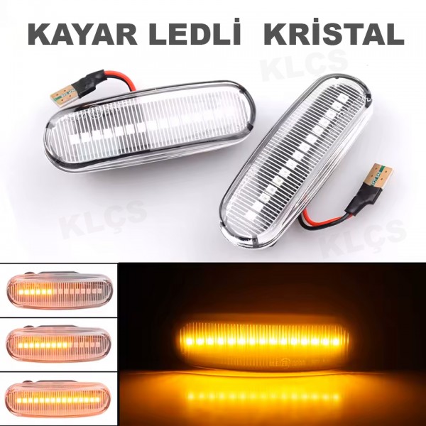 KAYAR LEDLİ ÇAMURLUK SİNYALİ ŞEFFAF (TAKIM) KAYAR LEDLİ ÇAMURLUK SİNYALİ ŞEFFAF (TAKIM)