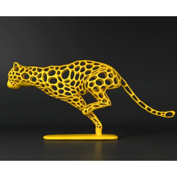 Leopar Dekoratif Figür