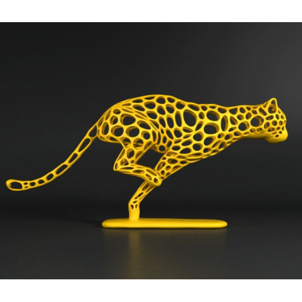 Leopar Dekoratif Figür